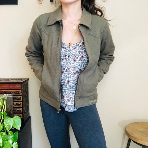 ⌈Cloudveil⌋ Green Wool Blouson Jacket - Picture 3 of 8